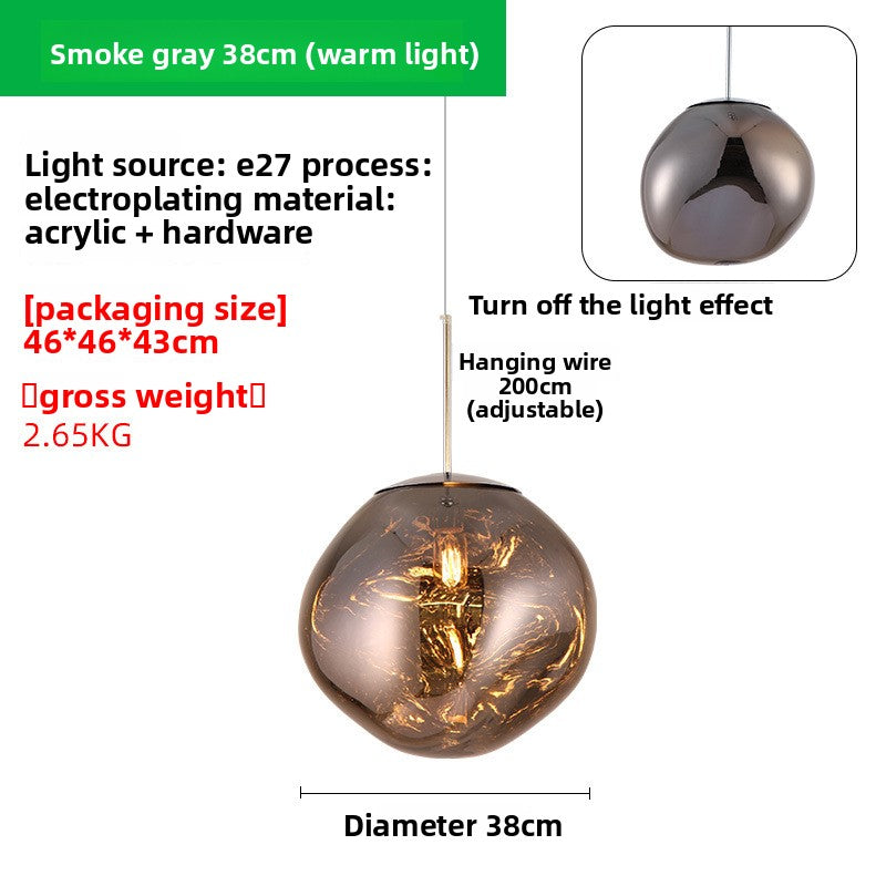 Nordic Creative Lava Chandelier LED Hanging Light