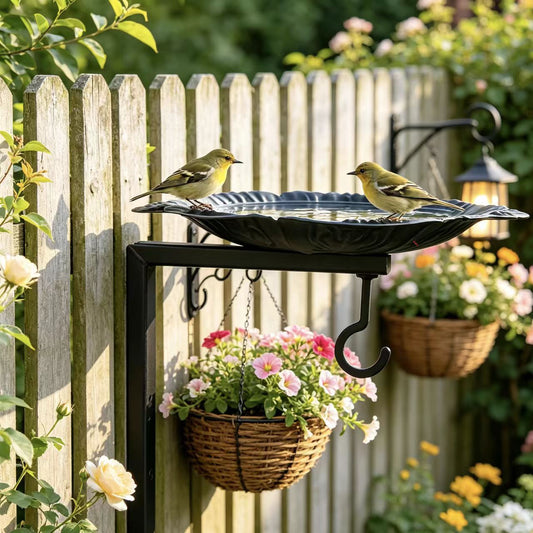 Outdoor Bird Feeder, Garden Feeding Decoration, Flower Stand