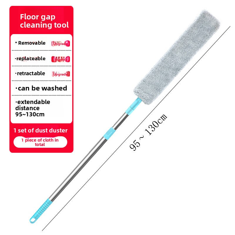 Retractable Under-Bed Duster Cleaning Tool