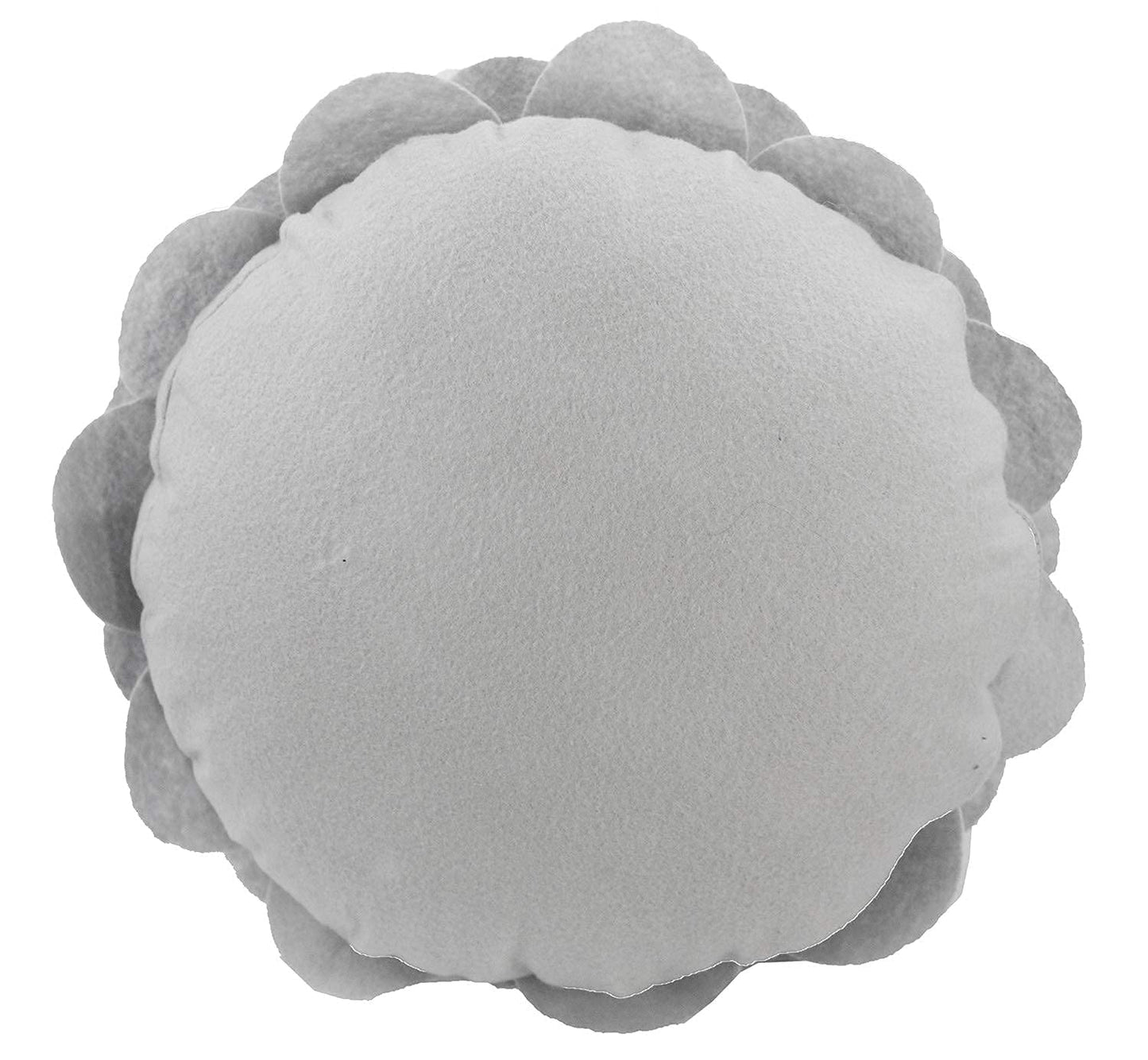 Fennco Styles Eva's Flower Throw Pillow 13" Round - Cute Flower Shaped Decorative Filled Floral Accent Pillow for Home, Couch, Bed, Sofa, Living Room