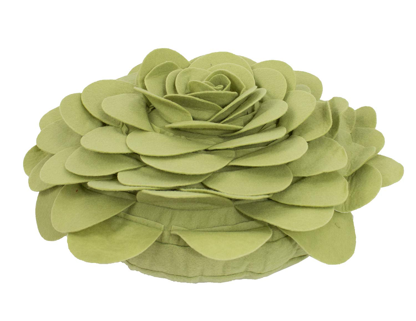 Fennco Styles Eva's Flower Throw Pillow 13" Round - Cute Flower Shaped Decorative Filled Floral Accent Pillow for Home, Couch, Bed, Sofa, Living Room