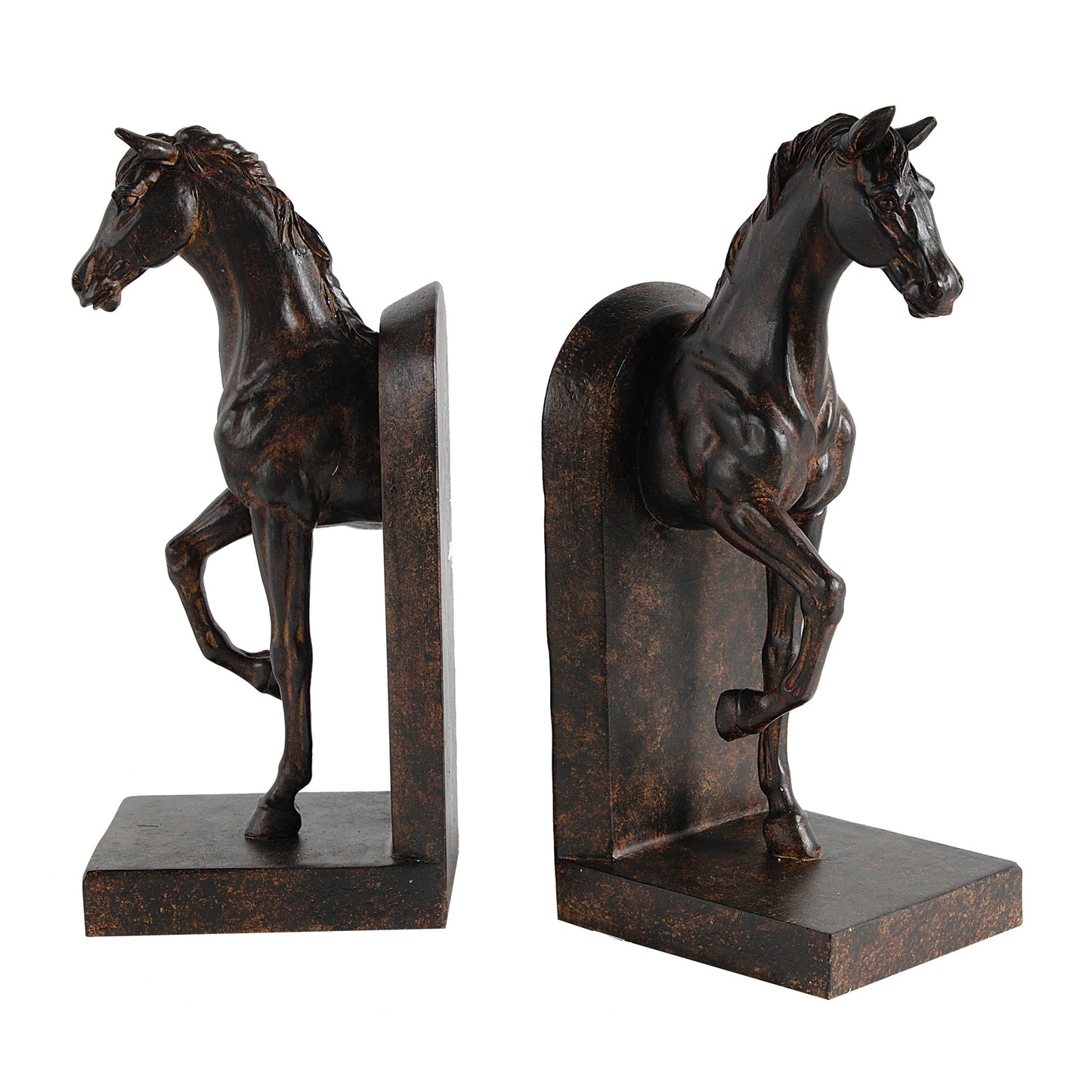 Trotting Horse Bookends Set