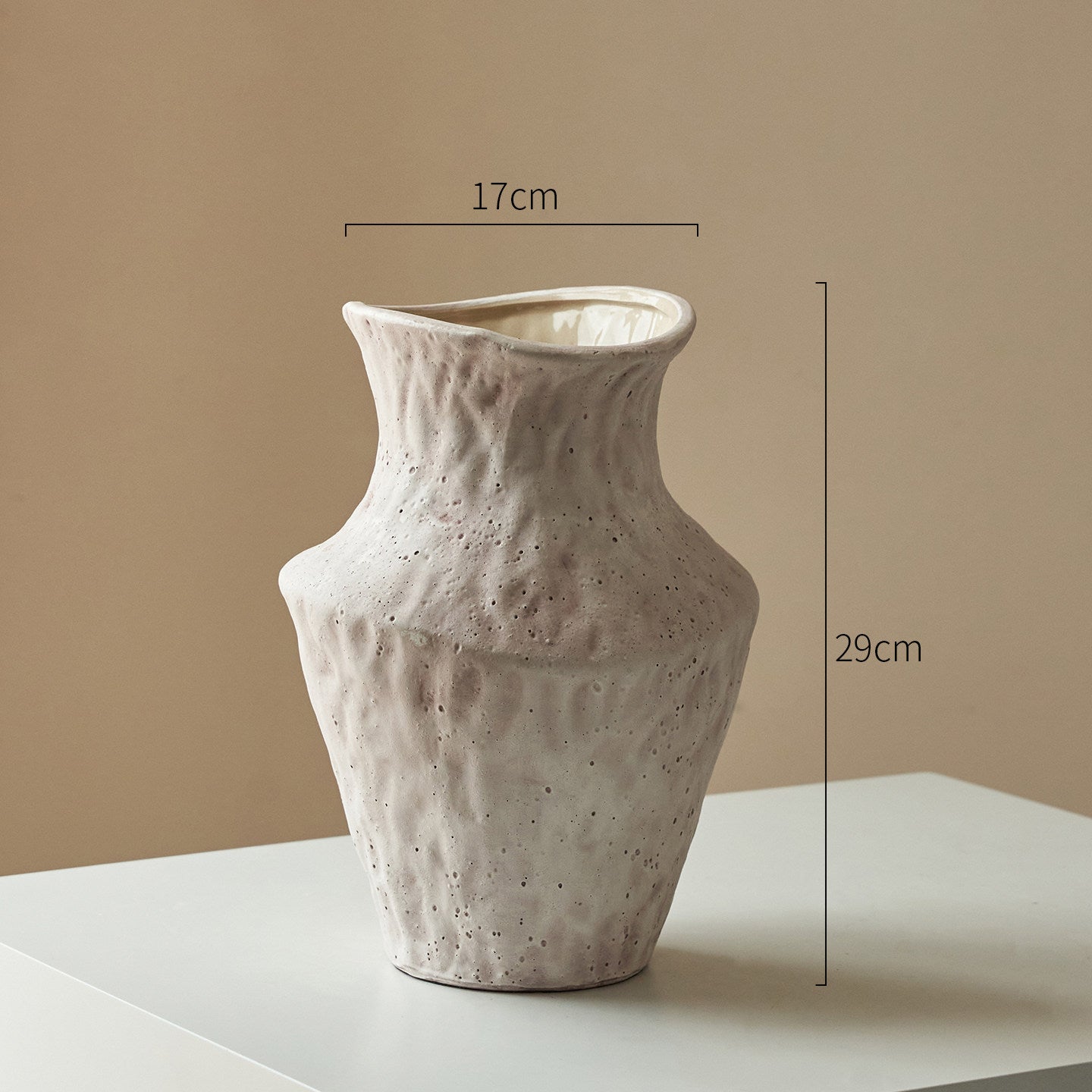 Ceramic Vase with Artificial Sophora Flower