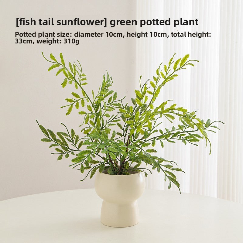 Small pot plant ornaments