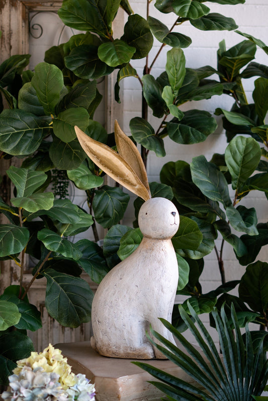 Playful Rabbit Figurine