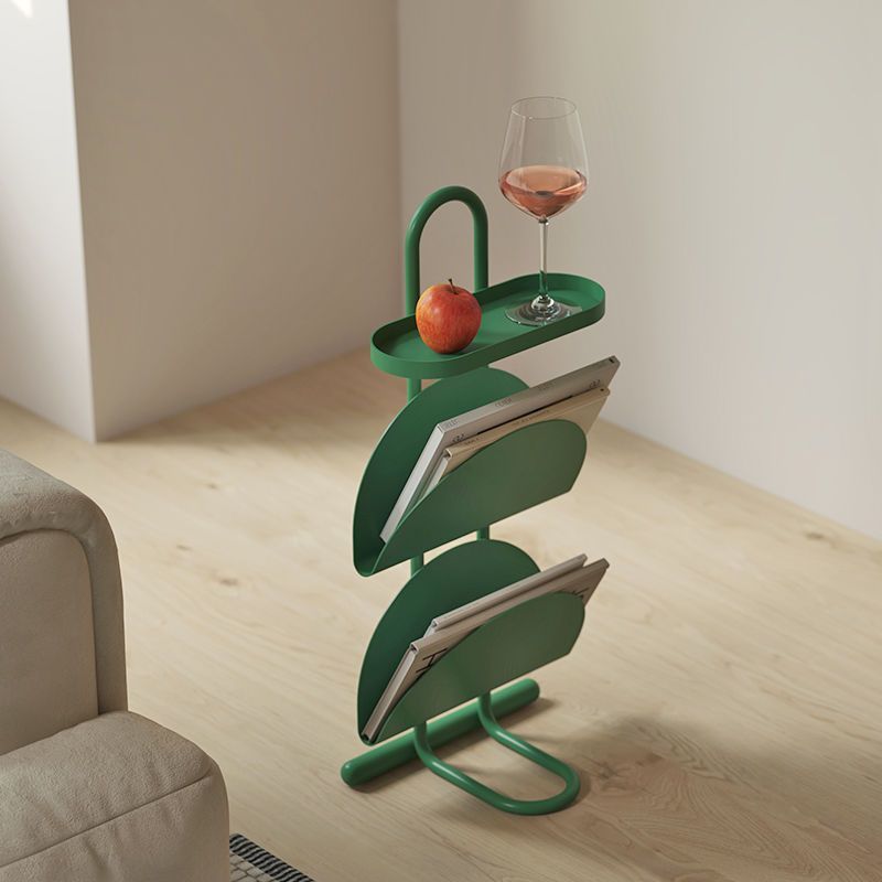 Creative Small Side Table with Storage for Living Room Bedroom Balcony