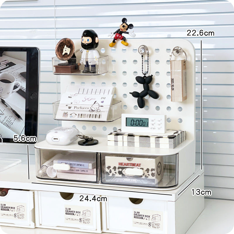 Office study desk storage rack