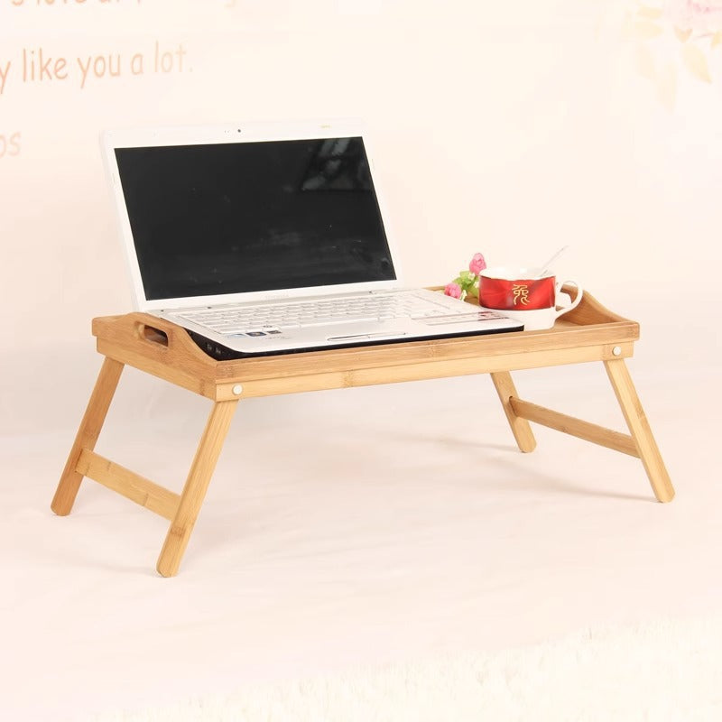 Fruit Tray Table with Bamboo Tray