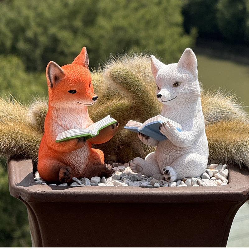 Nine-Tailed Fox Resin Desktop Decoration