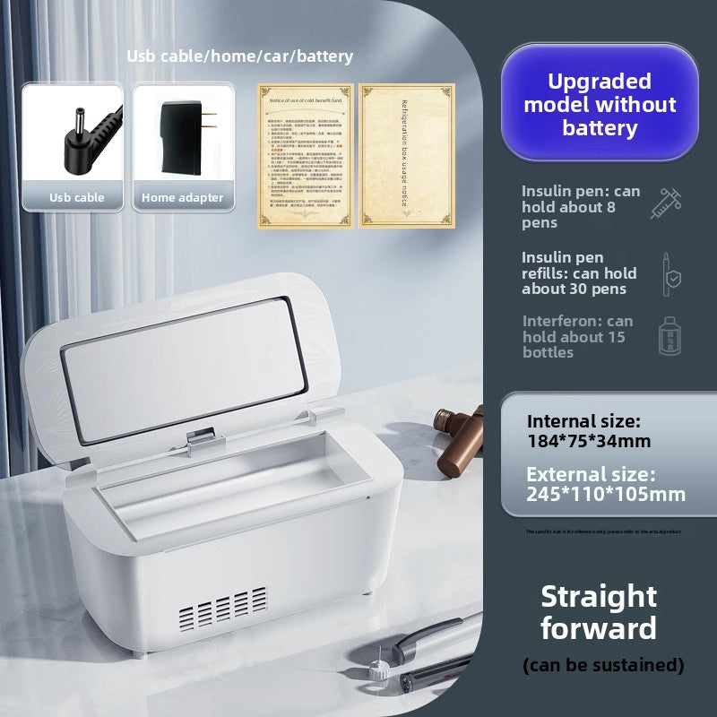 Portable Insulin Refrigeration Cooler Box