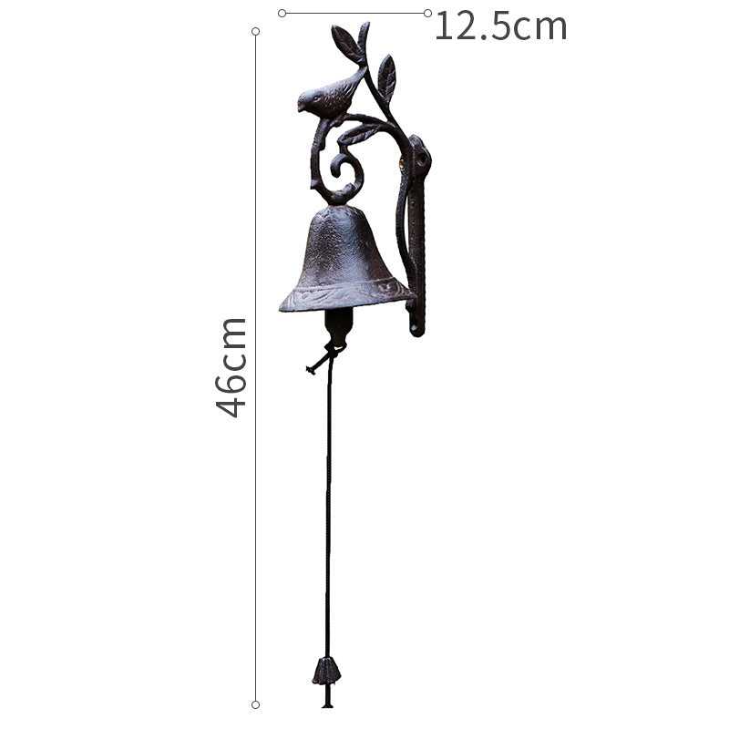 Vintage Cast Iron Garden Bell