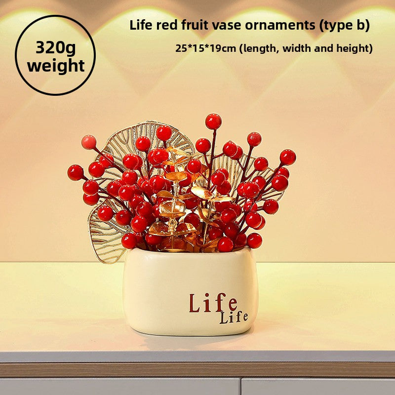 Small pot plant ornaments