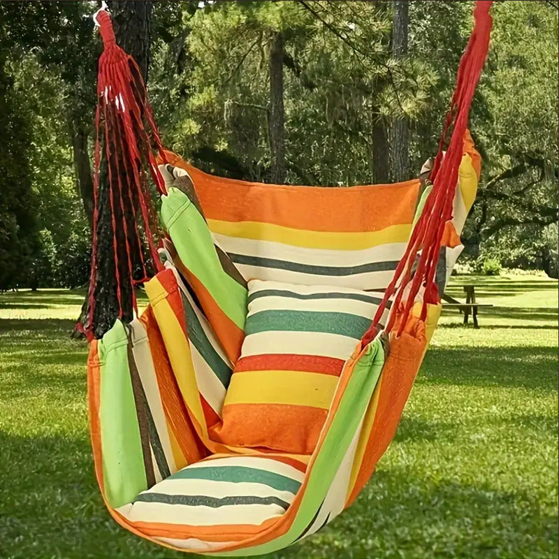 Hanging Chair with Pillows