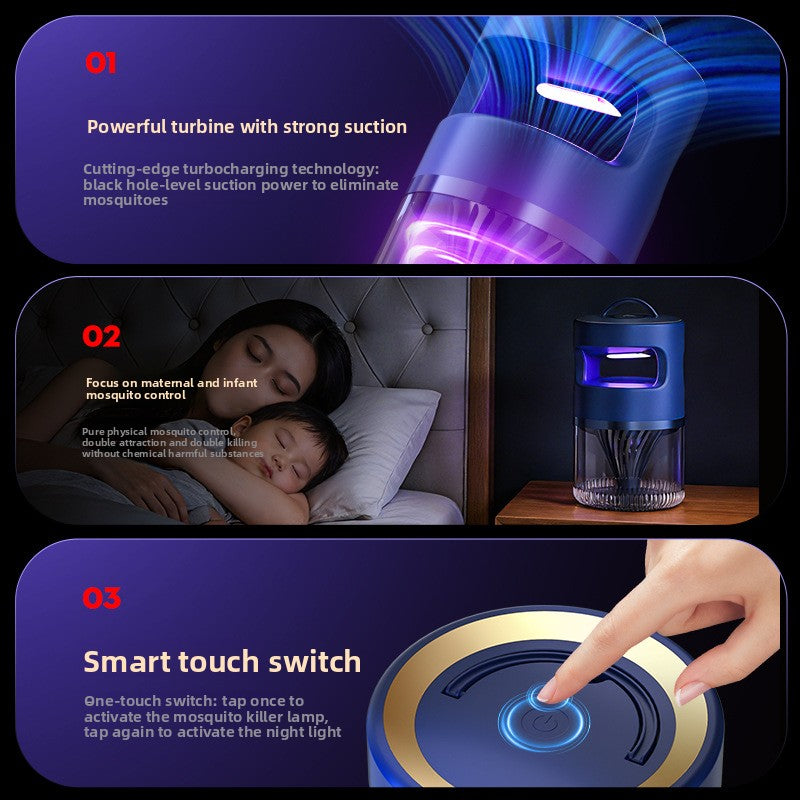 Inhalation-type mosquito killer lamp