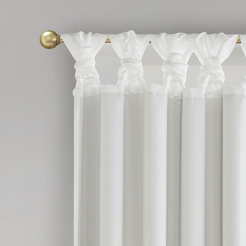 Twist Tab Total Blackout Window Curtain Panel