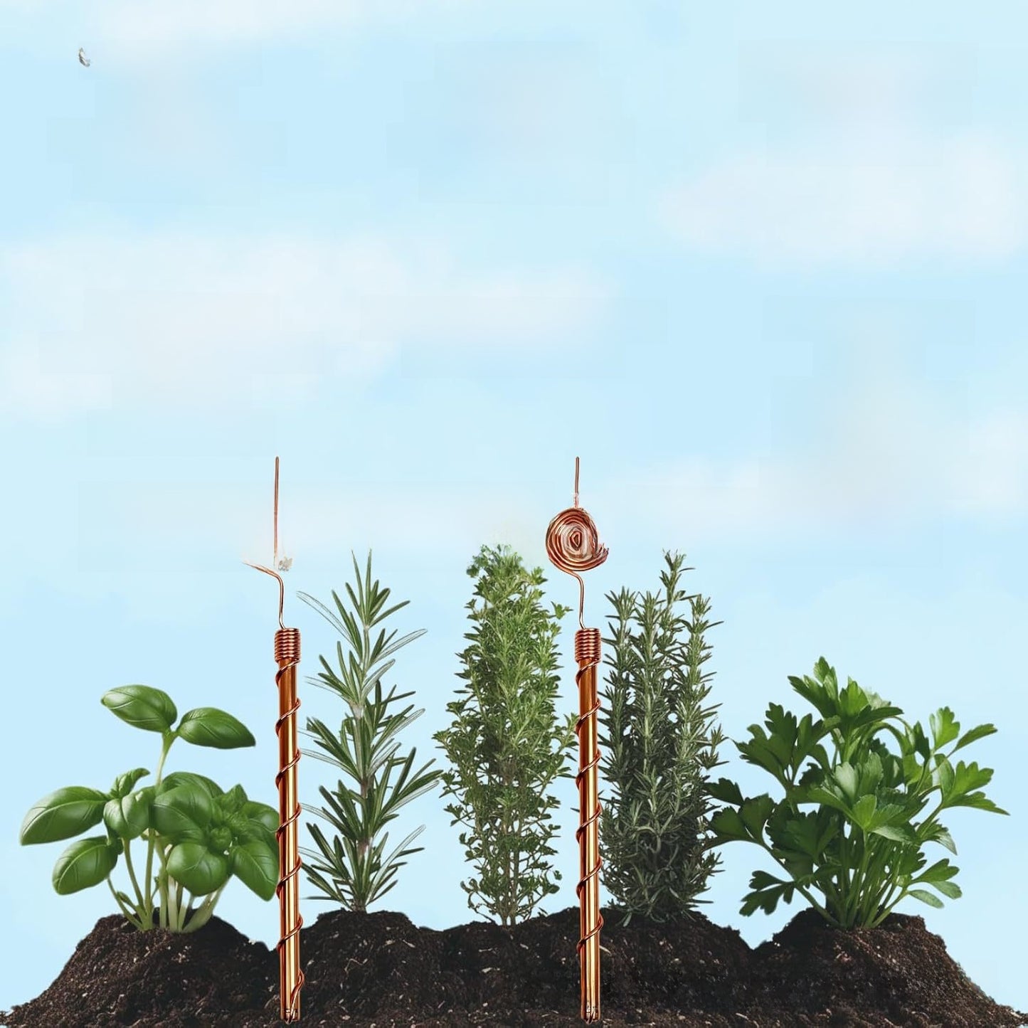 Spiral Gardening Tool for Plant Growth