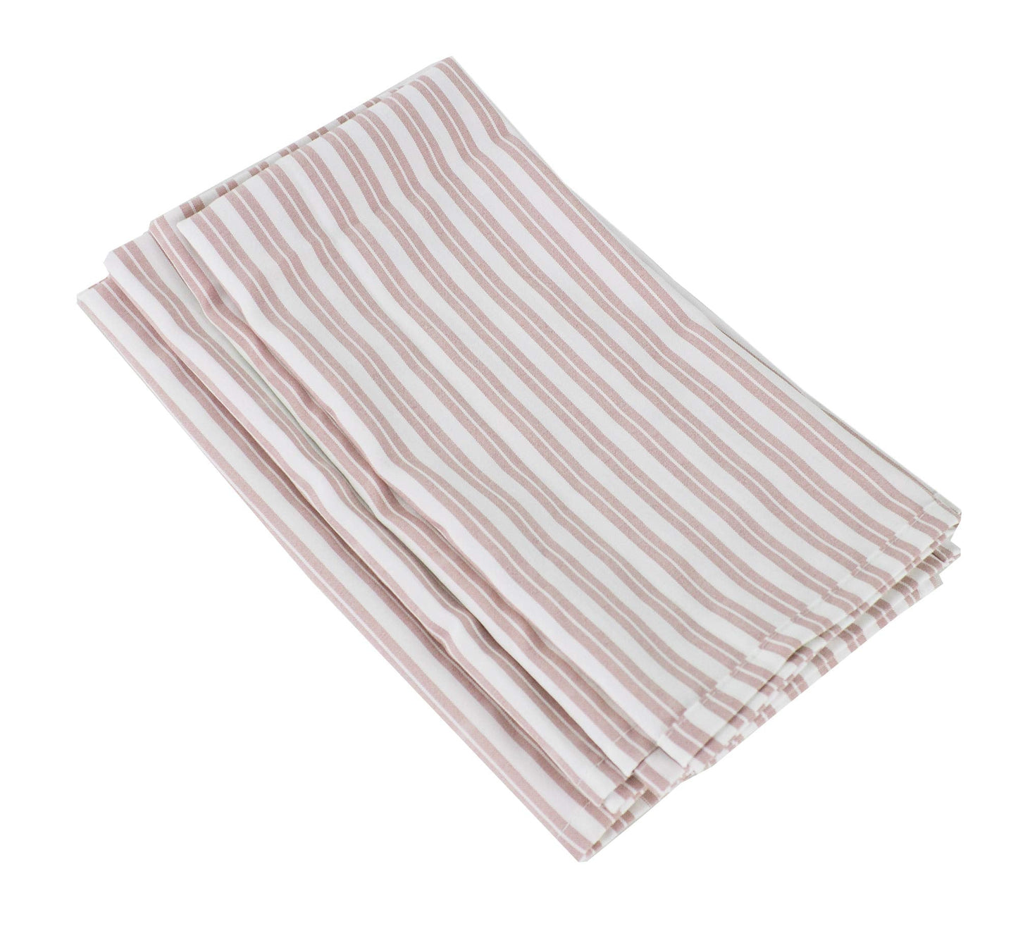 Fennco Styles Classic Striped Tablecloth for Everyday Use, Family Gathering, Special Events and Home Décor
