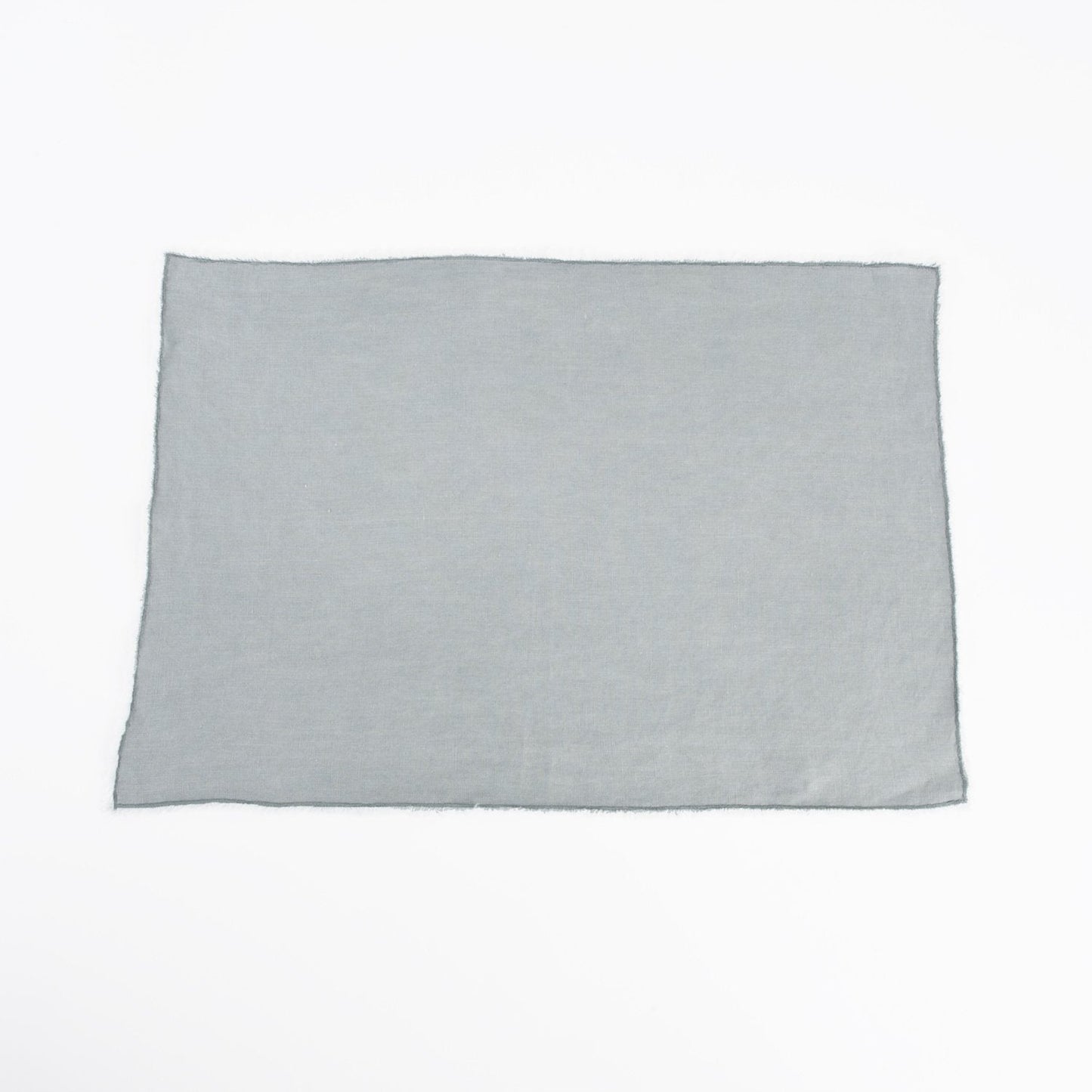 Fennco Styles Classic Stonewashed with Fringe Border 100% Linen Cloth Napkins 20" W X 20" L, Set of 4 – Soft Dinner Napkins for Banquet, Wedding, Special Events and Home Décor