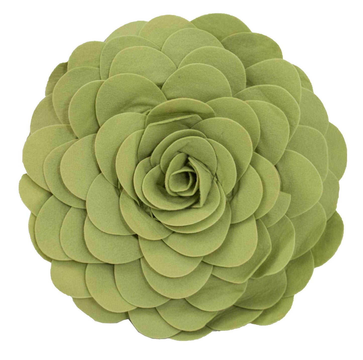 Fennco Styles Eva's Flower Throw Pillow 13" Round - Cute Flower Shaped Decorative Filled Floral Accent Pillow for Home, Couch, Bed, Sofa, Living Room