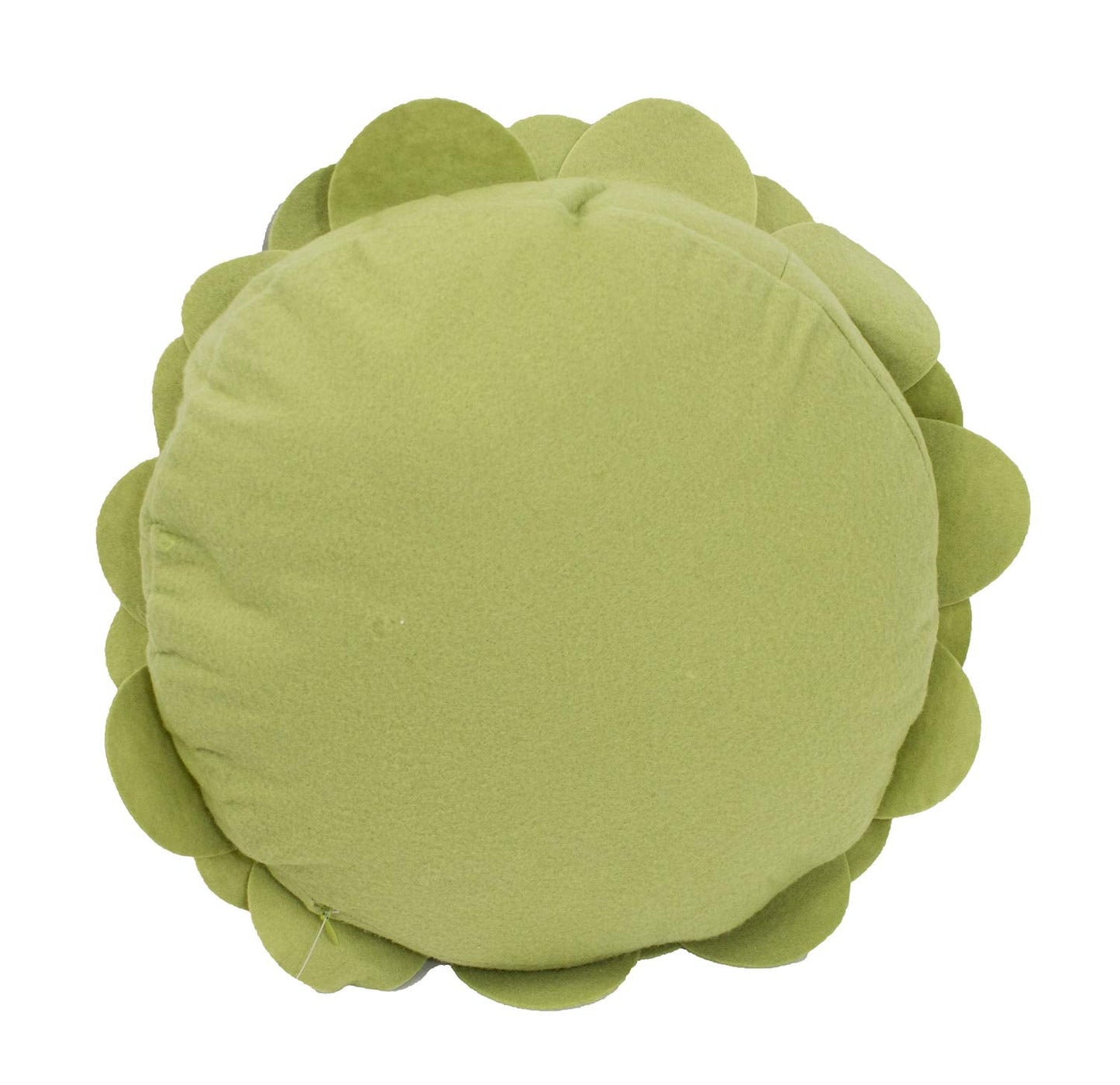 Fennco Styles Eva's Flower Throw Pillow 13" Round - Cute Flower Shaped Decorative Filled Floral Accent Pillow for Home, Couch, Bed, Sofa, Living Room
