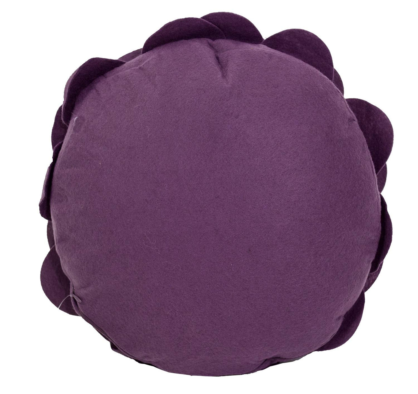 Fennco Styles Eva's Flower Throw Pillow 13" Round - Cute Flower Shaped Decorative Filled Floral Accent Pillow for Home, Couch, Bed, Sofa, Living Room