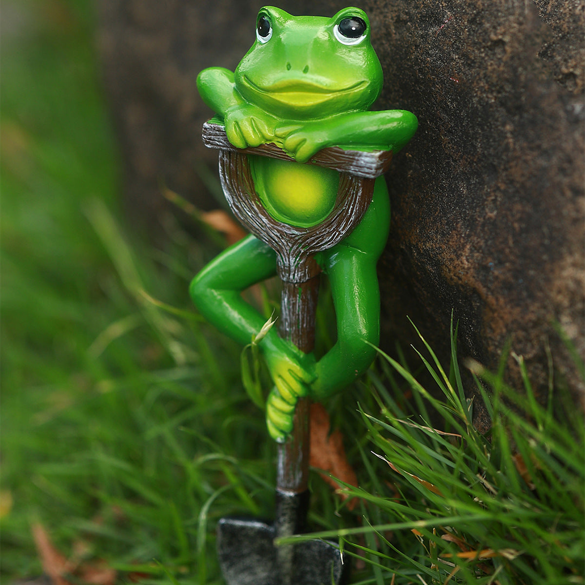Cross-Border Creative Frog, Rabbit, Turtle, Gnome Shovel Outdoor Garden Flower Pot Decoration Craft Ornament