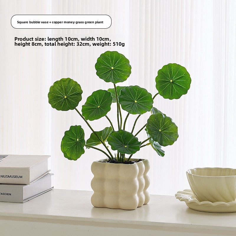 Small pot plant ornaments