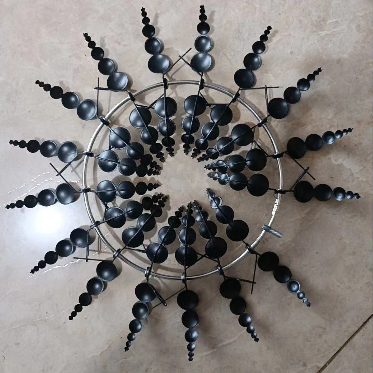 Metal Garden Windmill Decor