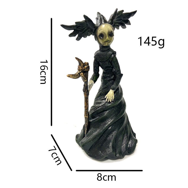Halloween Witch Resin Garden Decor