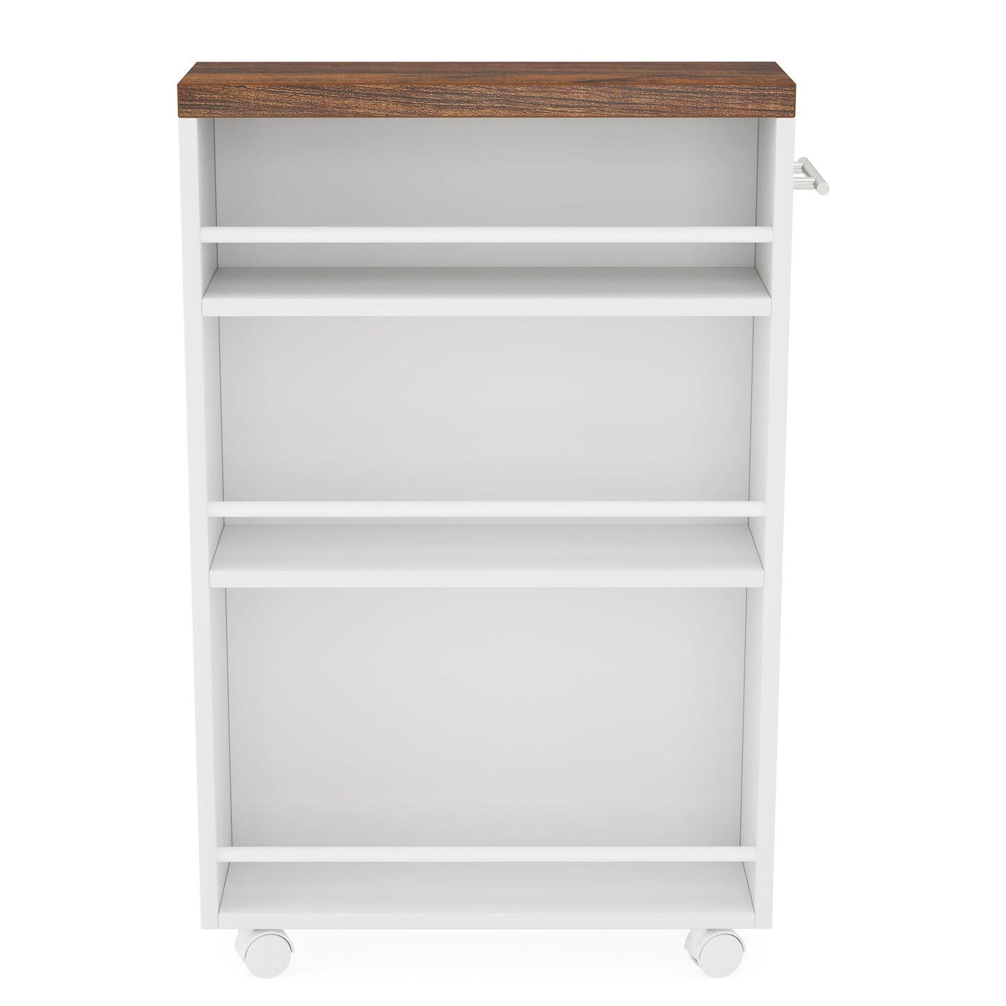 20" Slim Storage Cart – 4-Tier Narrow Rolling Kitchen Utility Cart