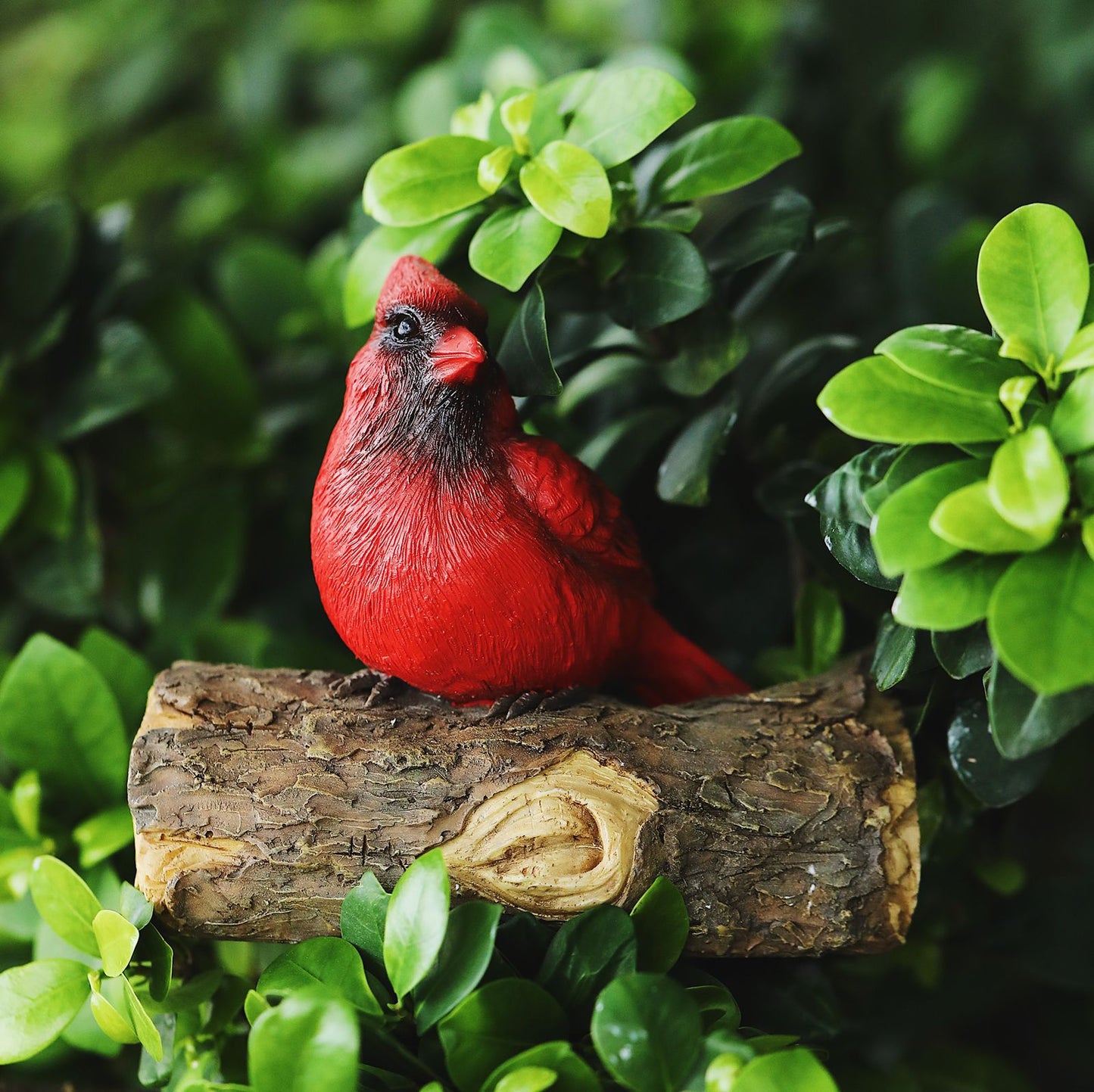 Realistic Red Bird Garden Decoration