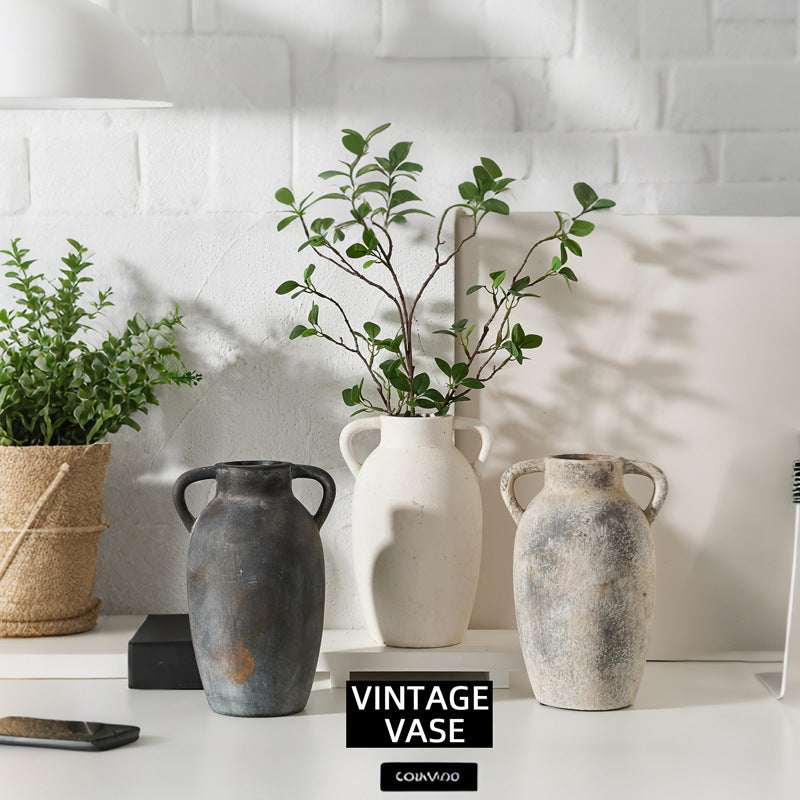 Ceramic Decorative Vase Creative Art Flower Vessel