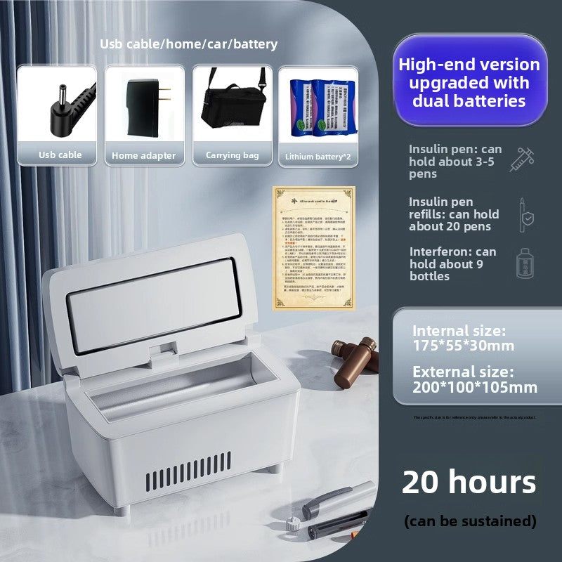 Portable Insulin Refrigeration Cooler Box