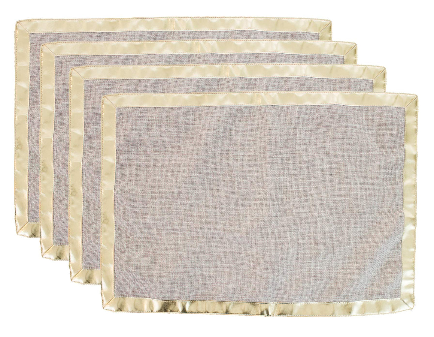 Fennco Styles Classic Solid Color Design Table Placemats