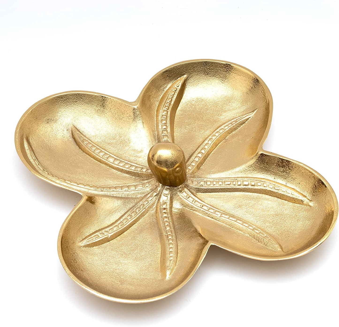 Gold Bronze Octopus Snack Bowl & Serving Tray 13.6"