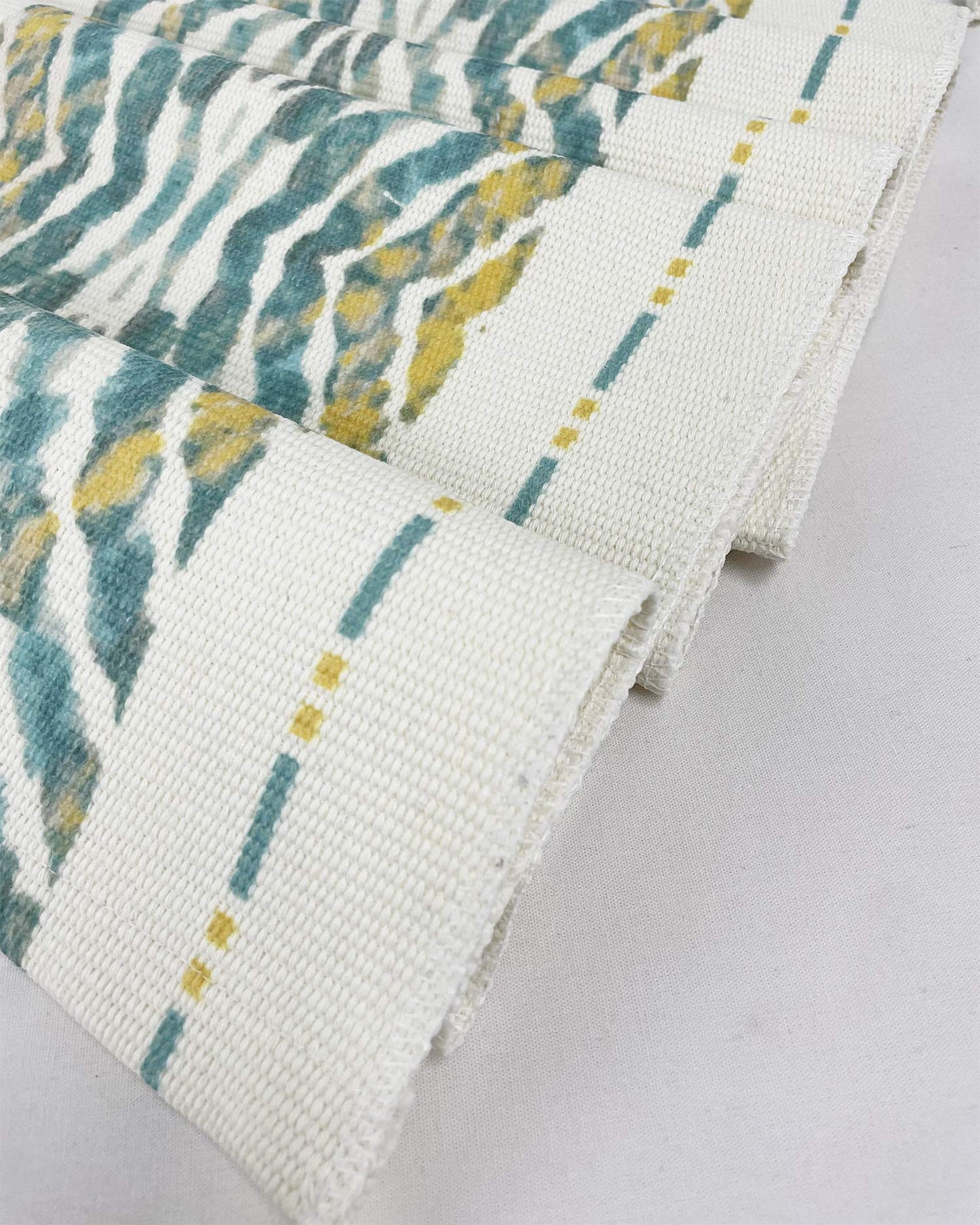 Fennco Styles Diamond Print Braided Cotton Placemats 14" W x 19" L, Set of 4