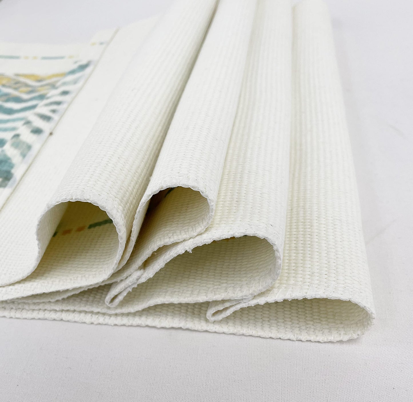 Fennco Styles Diamond Print Braided Cotton Placemats 14" W x 19" L, Set of 4