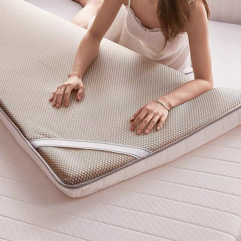 Natural Latex Mattress Topper Pad with Memory Foam