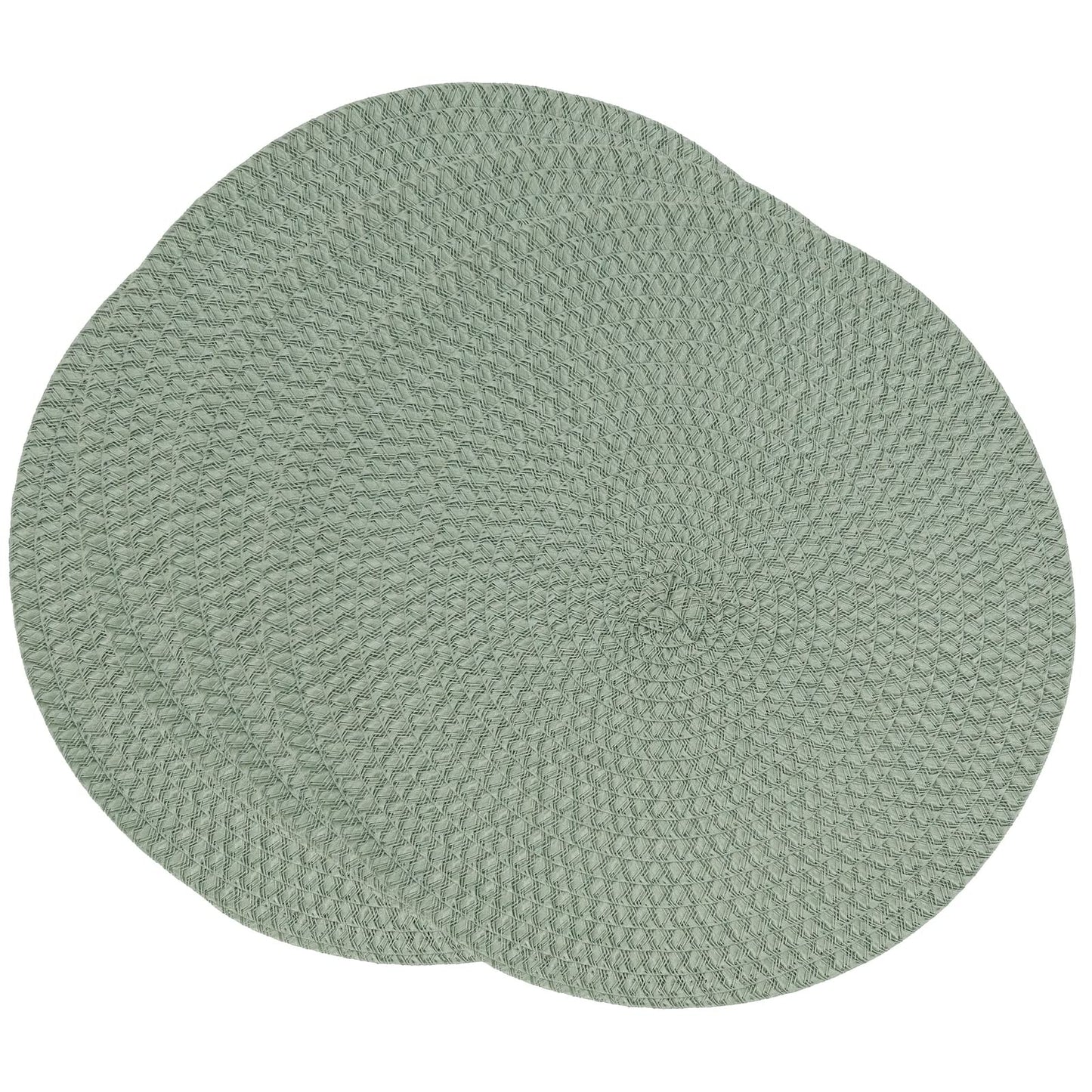 Fennco Styles Modern Everyday Textured Placemats 15 Inches Round, Set of 4 – Black Woven Table Mats for Home, Dining Room Décor, Banquets, Indoor & Outdoor and Special Events