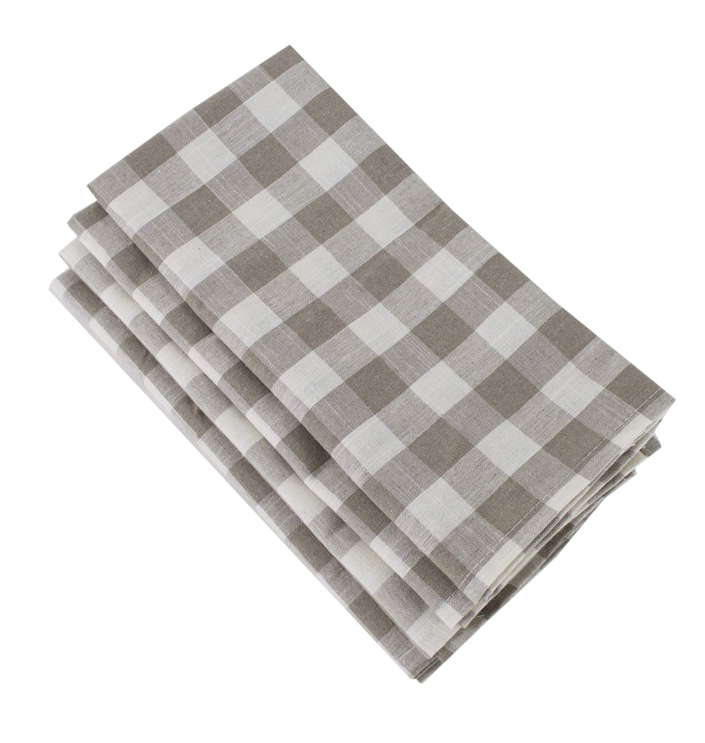 Fennco Styles Classic Gingham Checkered Tablecloth - Check Pattern Table Cover for Everyday Use, Country Theme Party, Banquets and Home Décor
