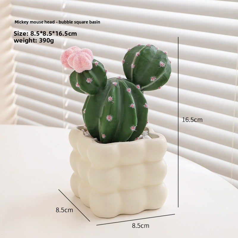 Small pot plant ornaments