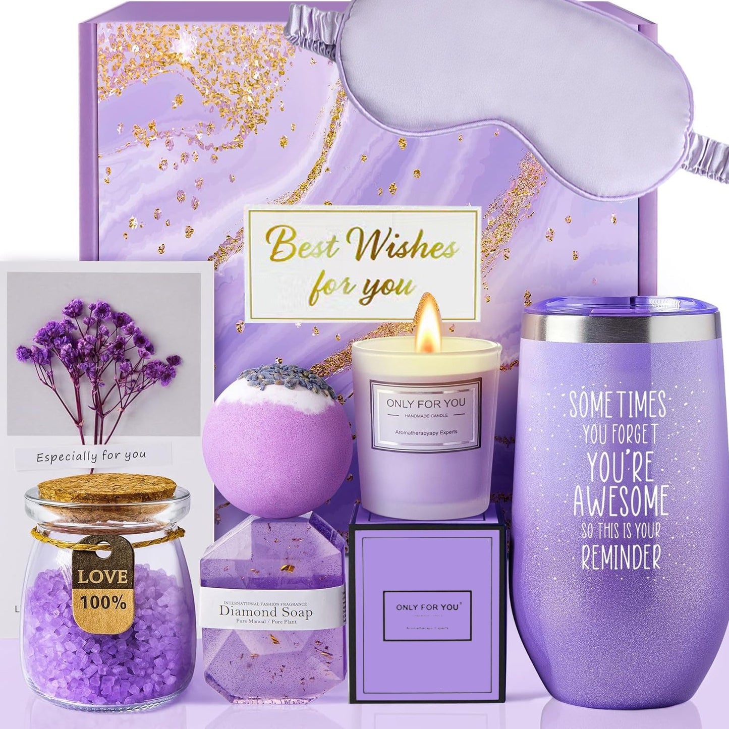 Pink Spa Gift Basket Set