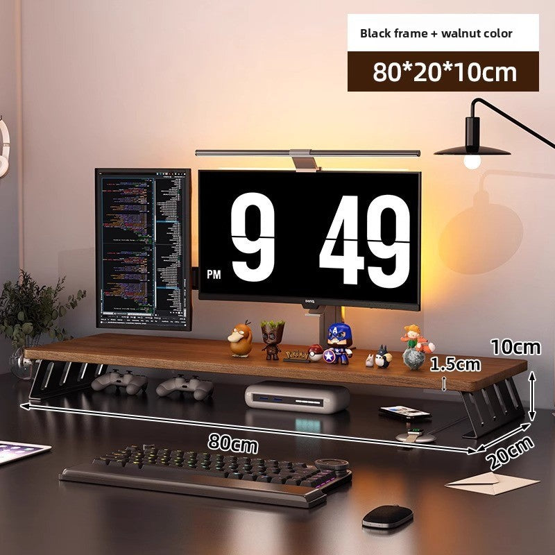 Desktop Storage Rack with Elevated Base