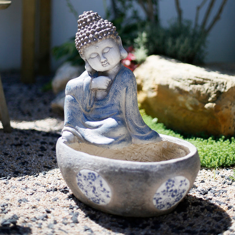 Zen Buddha Statue Flower Pot