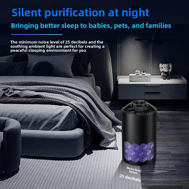 Home Office Air Purifier with Formaldehyde Removal and UV Sterilization