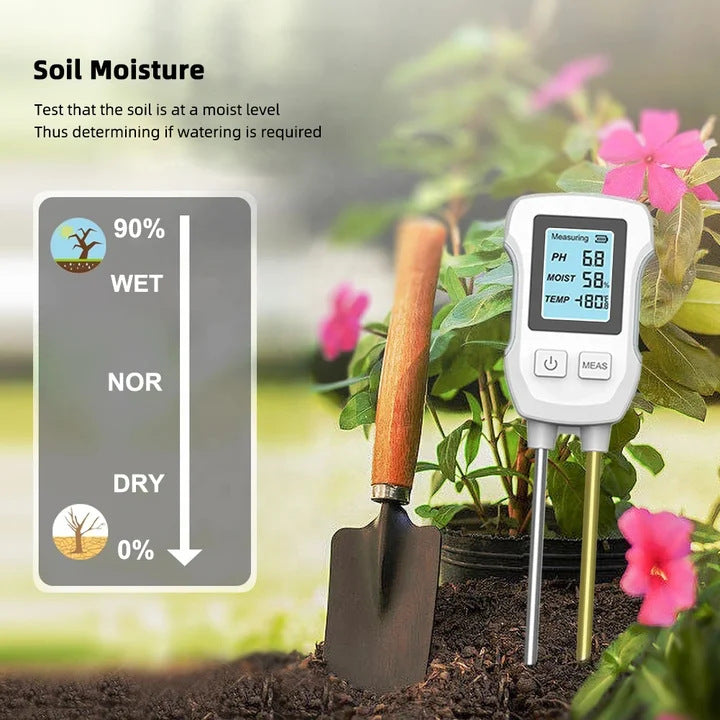 Dual-Probe Soil Tester for Gardening and Plant Cultivation