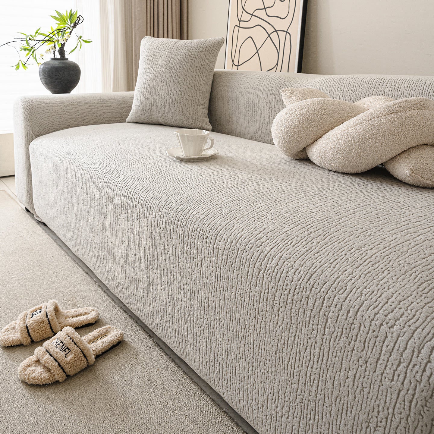Elegant Universal Anti-Slip Sofa Cover Set