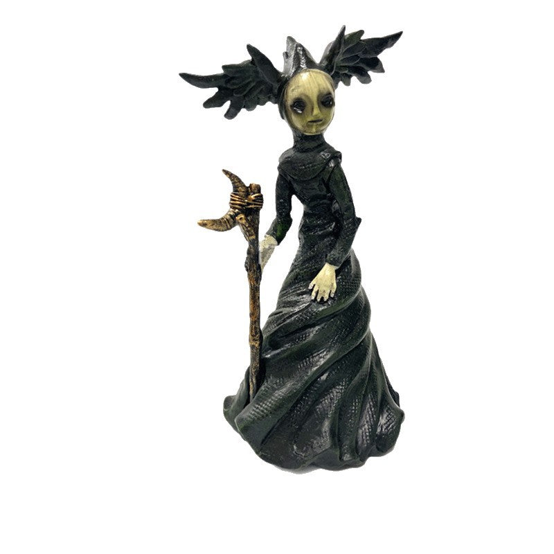 Halloween Witch Resin Garden Decor