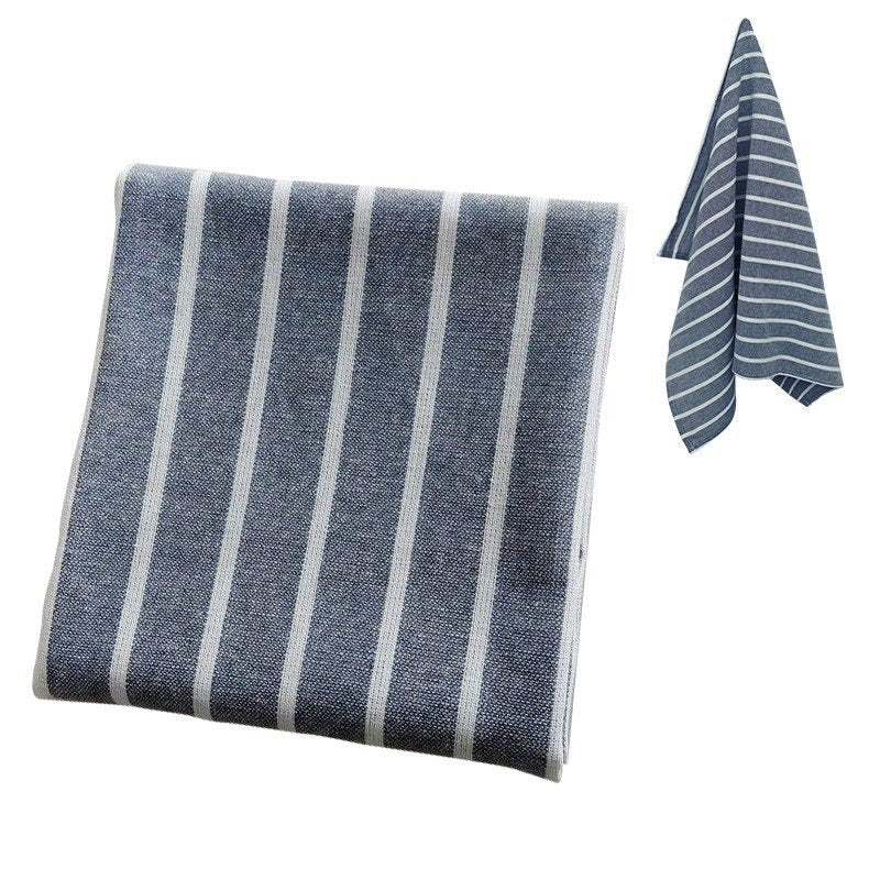 Mediterranean Blue Cotton Kitchen Towel