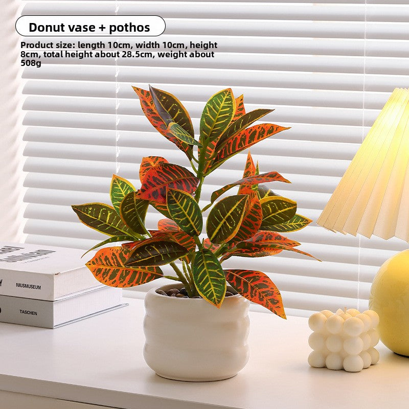 Small pot plant ornaments